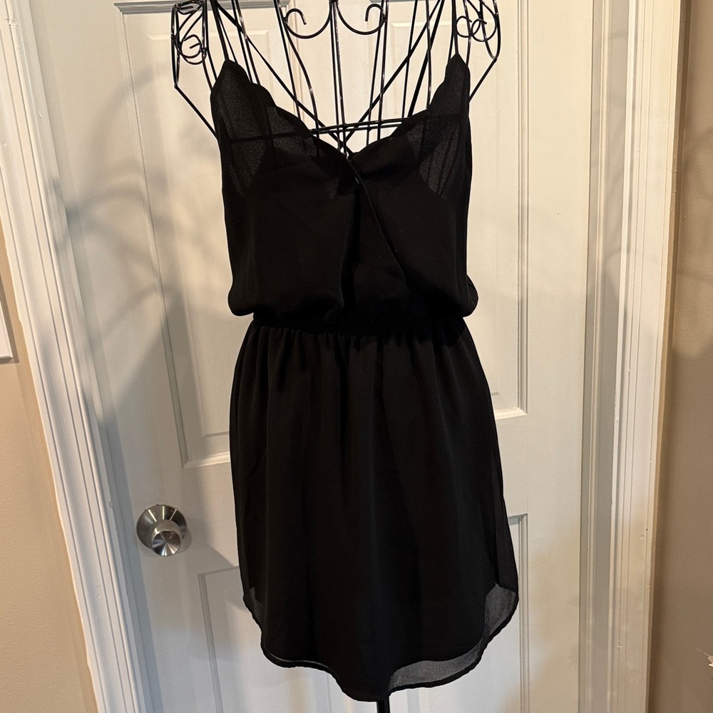 Naked Zebra Black Mini Dress